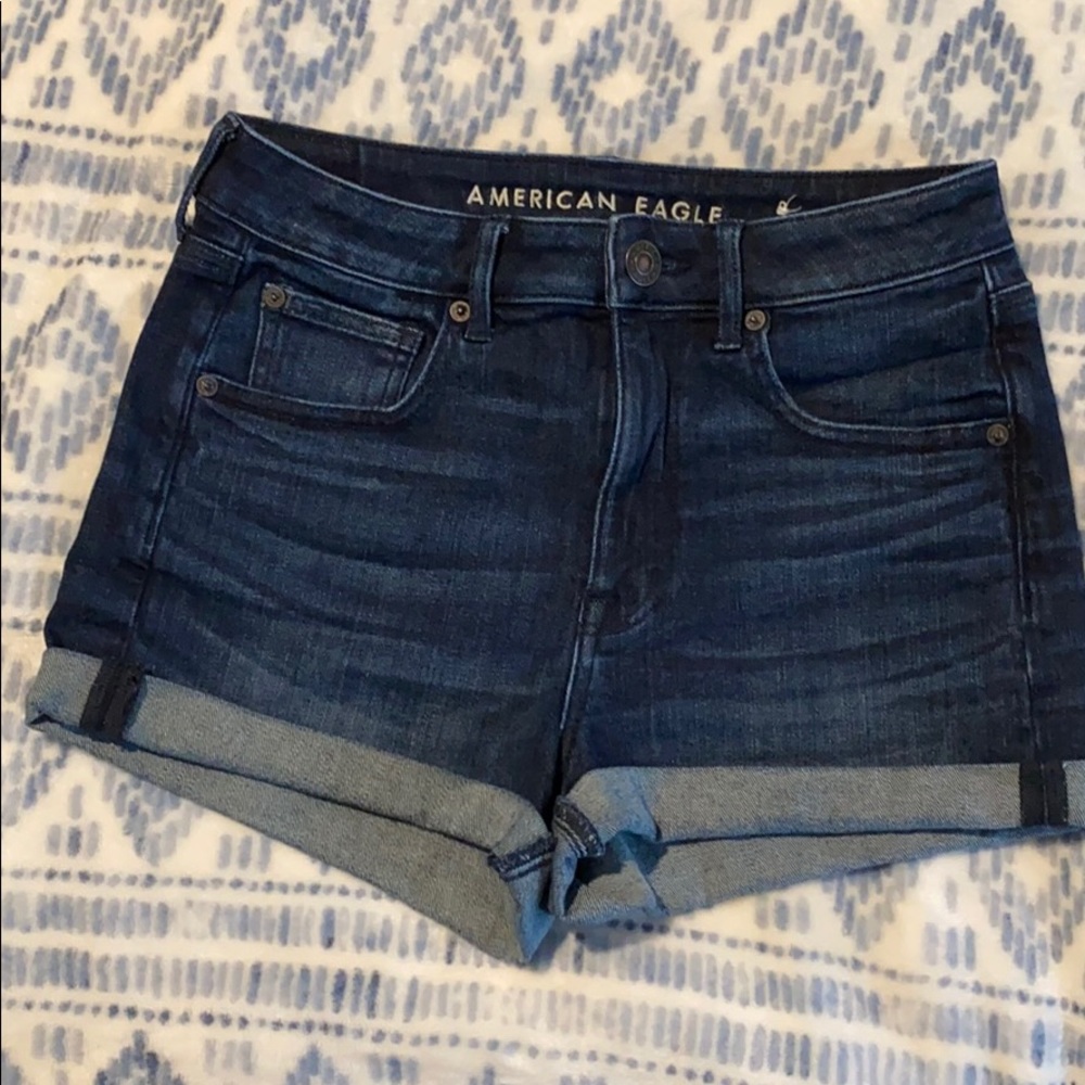 American Eagle AE High Rise Denim Shorts 6